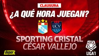 A qué hora juegan Sporting Cristal vs. César Vallejo por la Liga 1