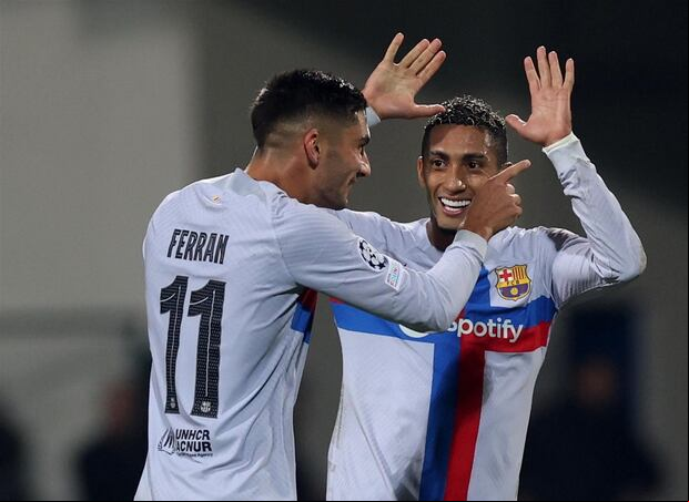 Ferran Torres y Raphinha podrían salir del FC Barcelona. (Foto: FC Barcelona)