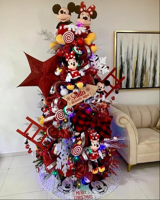 10 ideas de decoración de árboles modernos. (Foto: Internet)