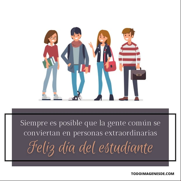 Mensajes para compartir por el Día del Estudiante en México (Foto: Internet).