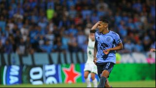 Tras su primer gol con Belgrano: el gesto de Bryan Reyna y los números que tuvo frente a Sarmiento