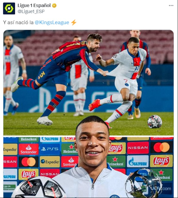 La publicación de la Ligue 1 que despertó la indignación del barcelonismo.