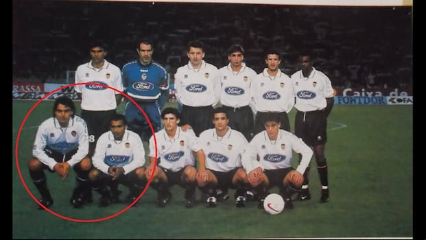'Chemo' del Solar y Romário fueron compañeros en el Valencia de España. (Foto: Difusión)