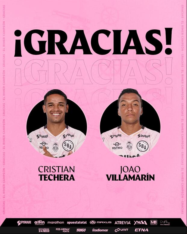 Cristian Techera y Joao Villamarín no seguirán en Sport Boys. (Foto: Sport Boys)