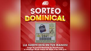 Lotería Nacional de Panamá del domingo 24 de marzo: resultados del Sorteo Dominical