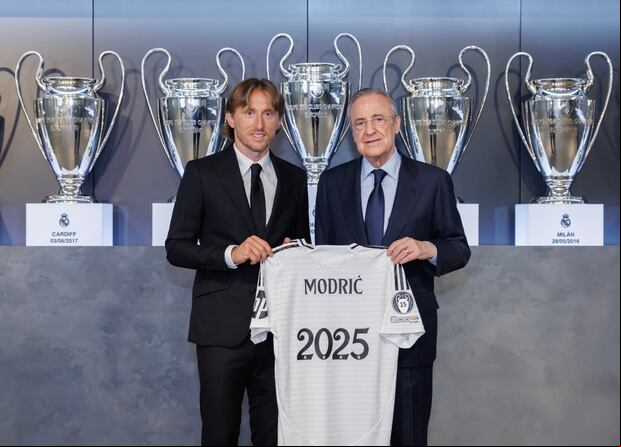 Luka Modric seguirá en el Real Madrid hasta 2025. (Foto: EFE)