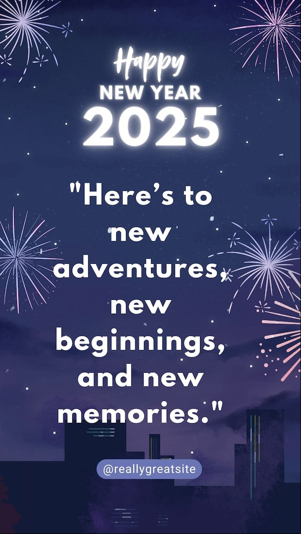 Happy New Year 2025 Advance Wishes Images, Status, Quotes, Wallpapers, Whatsapp Messages, Photos, Pics: Find the perfect greetings to share with loved ones. Celebrate the new year with joy and happiness (Photo: Canva.com)