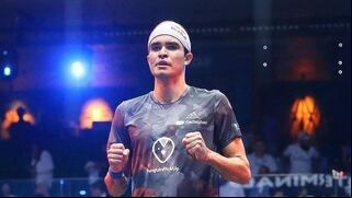 ¡El ‘Puma’ a ‘semis’! Diego Elías venció a Karim Abdel por el QTerminals Qatar Classic Men’s