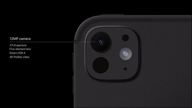 El iPad Pro ahora tiene una única cámara. (Apple Event)