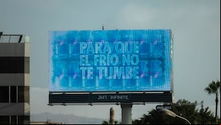 Que el frío no te tumbe: un misterioso mensaje invade Lima