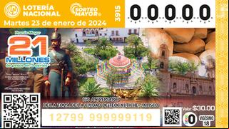 Resultados del Sorteo Mayor 3915 del 23 de enero: ganadores del día martes