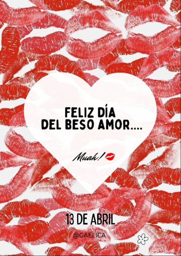 Día del Beso 2024: imágenes para compartir con tu persona favorita (Foto: Internet)
