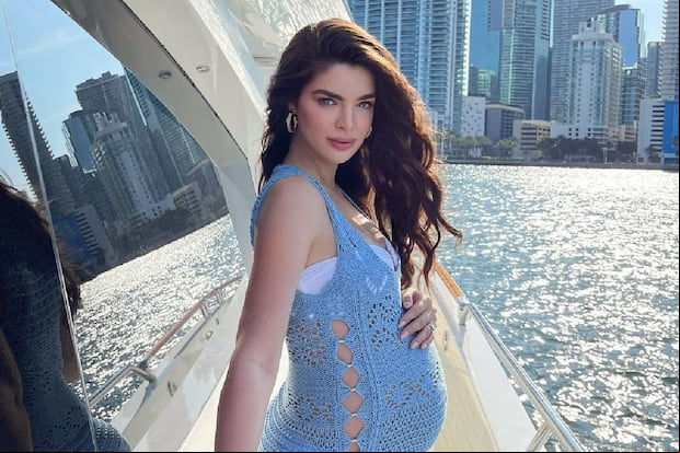 La modelo paraguaya publicó el avance de su gestación en redes sociales (Foto: Nadia Ferreira / Instagram)