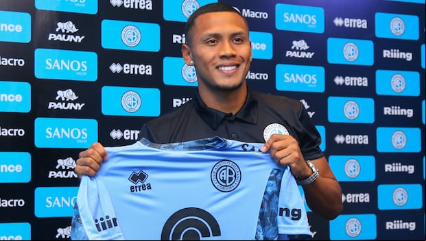 Bryan Reyna llegó a Belgrano tras su paso por Alianza Lima. (Foto: Belgrano)