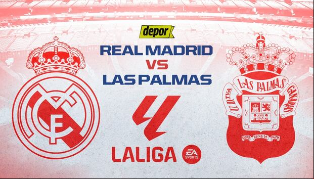 Real Madrid vs. Las Palmas juegan este sábado 27 por LaLiga. (Diseño: Depor)