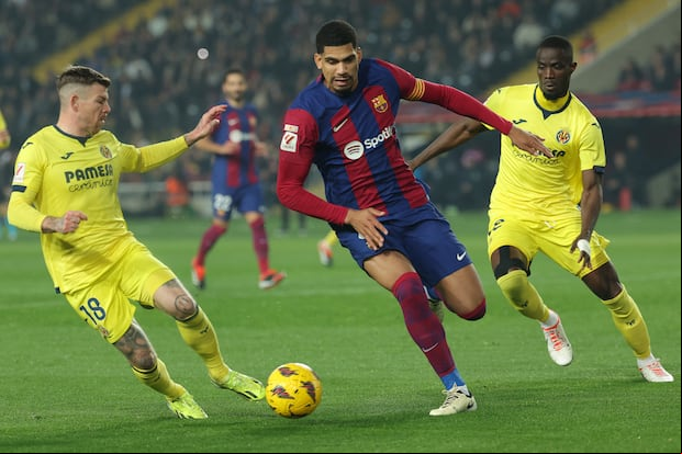 Barcelona viene de perder 5-3 ante Villarreal por la fecha 22 de LaLiga EA Sports. (Foto: AFP)
