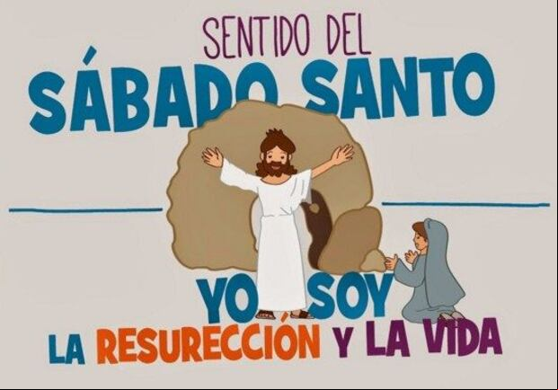 Imágenes por Sábado Santo para compartir en redes sociales (Foto: Pinterest).