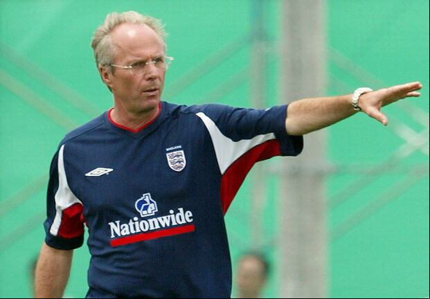 Sven Goran Eriksson fue entrenador de la selección de Inglaterra. (Foto: Getty Images)