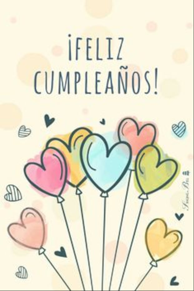 Imágenes de 'Feliz Cumpleaños' para compartir en redes sociales (Foto: Pinterest).