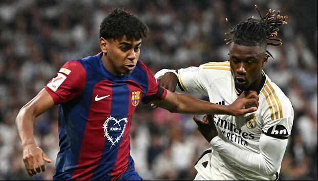 Real Madrid y Barcelona se ven las caras por el Clásico de España. (Foto: AFP)