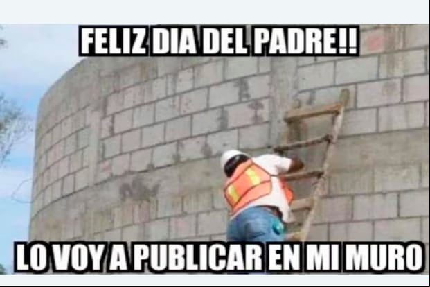 Recuerda acompañar tu meme con un mensaje tierno para papá. (Foto: Memegenerator)