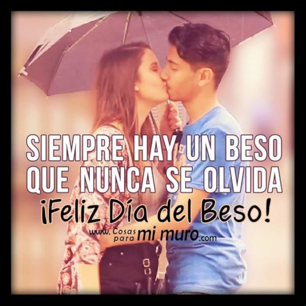 Día del Beso 2024: imágenes para compartir con tu persona favorita (Foto: Internet)