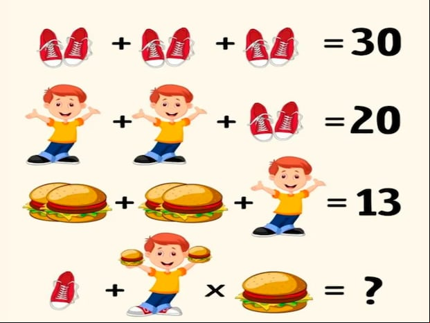 RETO MATEMÁTICO | Mira con mucha atención la gráfica y determinar el resultado final. | Foto: genial.guru