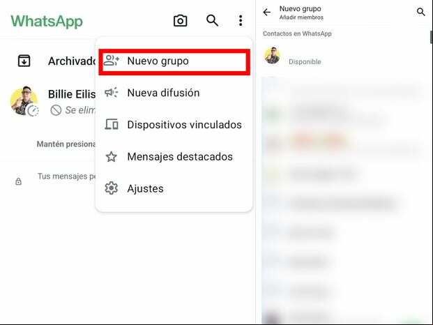 Lo primero será crear un grupo de WhatsApp entre tú y la persona que piensas que te bloqueó. (Foto: MAG - Rommel Yupanqui)