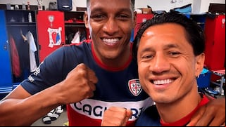 Tras ‘amenazarlo’, Yerry Mina celebra a Lapadula y le inventa un apodo inusual