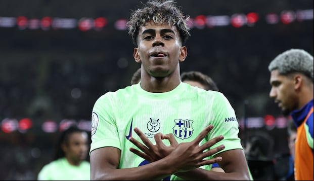 Yamal marcó 18 goles y brindó 25 asistencias en esta temporada 2024/25. (Foto: AFP)