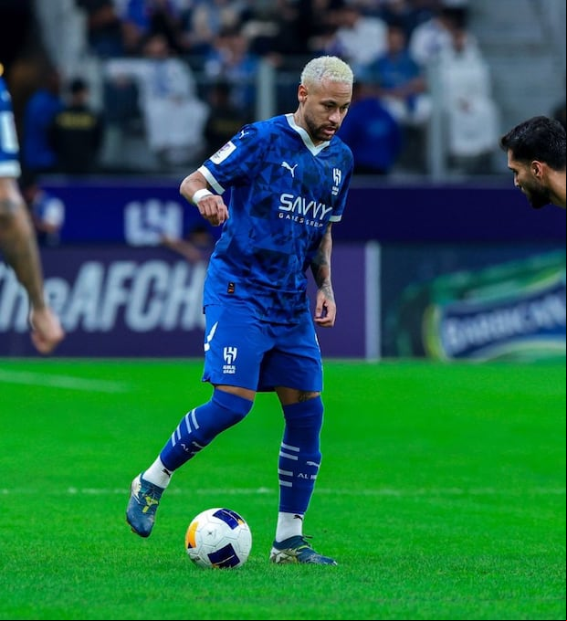 Neymar volvió a sufrir una lesión y preocupa en Al Hilal. (Foto: Agencias)