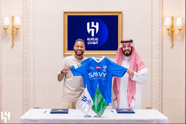 Neymar militará en el Al Hilal las próximas dos temporadas, con opción a una tercera. (Foto: Getty Images)