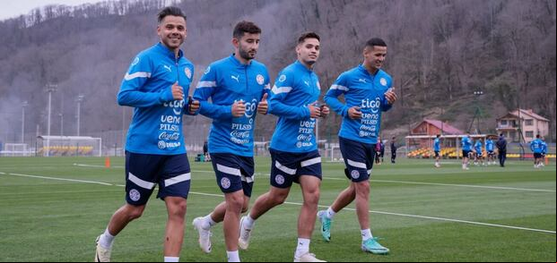 Paraguay solo pudo entrenar en Rusia durante la última fecha FIFA. (Foto: Agencias)