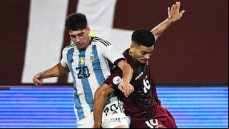Argentina vs. Venezuela (2-2): video, goles y resumen por el Preolímpico Sub-23