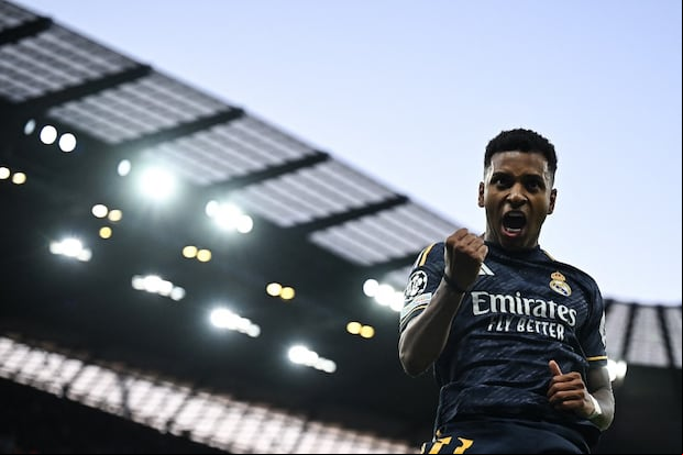 Rodrygo Goes llegó al Real Madrid desde el Santos de Brasil. (Foto: AFP)