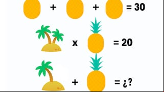 Analiza la imagen del reto matemático y determina el valor de los objetos en solo 5 segundos