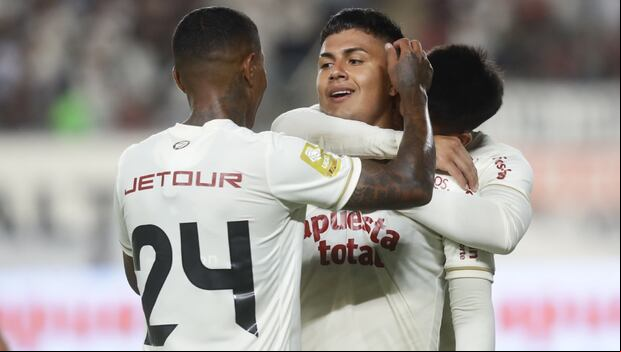 Universitario venció por 3-1 a Sport Huancayo con goles de Alex Valera, Jairo Concha y Williams Riveros. (Foto: GEC)