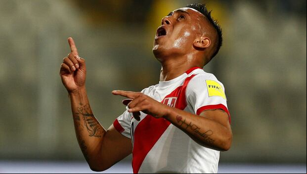 Christian Cueva marcó cuatro goles con Perú en las Eliminatorias para Rusia 2018. (Foto: Getty Images)