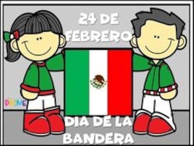 Imágenes por el día de la Bandera mexicana que se realizará este sábado 24 de febrero. (Foto: Internet).