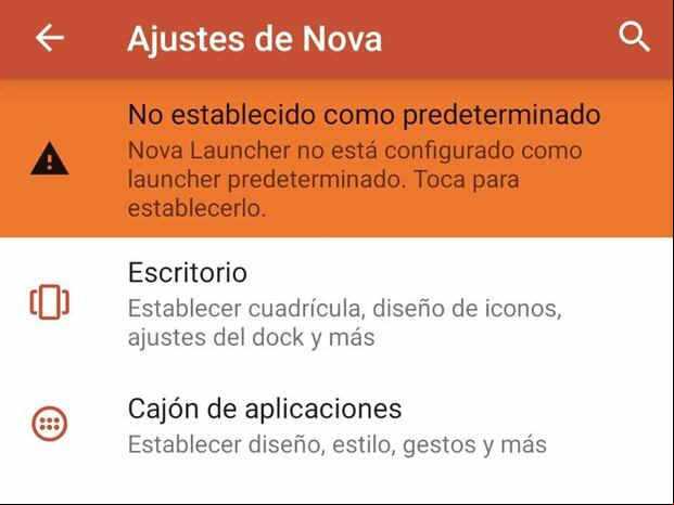 WHATSAPP | Recuerda establecer a Nova Launcher como predeterminado. (Foto: MAG - Rommel Yupanqui)