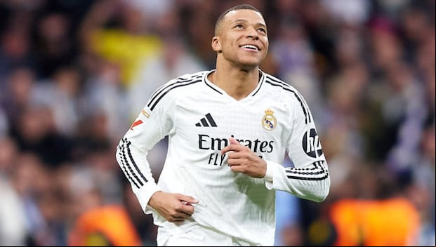 Kylian Mbappé marcó en el partido de ida ante el Manchester City. (Foto: Getty Images)