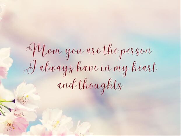 “Mom, you are the person I always have in mind when I think of the word love.” | Photo by Canva / Depor Composition