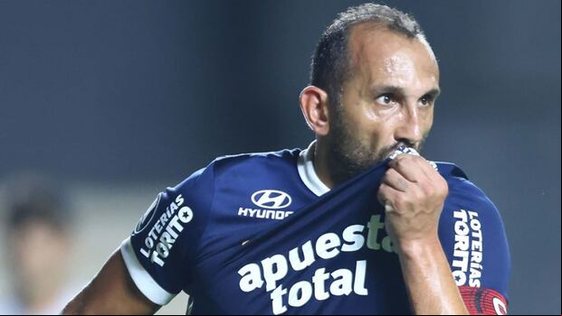 Hernán Barcos registra tres goles en la Copa Libertadores 2025. (Foto: Getty Images)