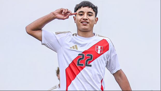 Aitor Aranguren anotó con la Selección Peruana Sub-20 en un amistoso contra Colombia. (Foto: Selección Peruana)