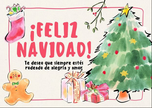 Las mejores postales para dedicar en Navidad este 25 de diciembre. (Foto: Google).