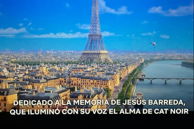 La primera dedicatoria a Jesús Barreda en la película (Foto: Netflix)