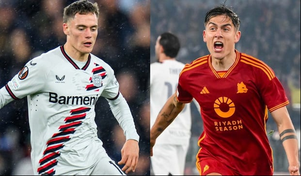 Bayer Leverkusen vs. Roma por la semifinal de la Europa League. (Foto: Composición).