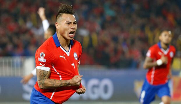Eduardo Vargas es el goleador histórico de Chile con 43 tantos. (Foto: Getty Images)