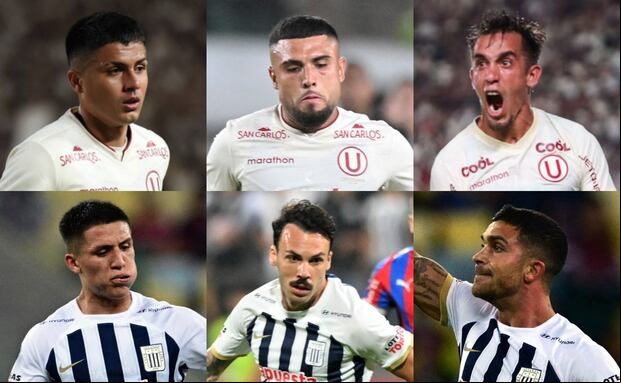 El versus en la volantes de Universitario y Alianza Lima. (Foto: Composición)