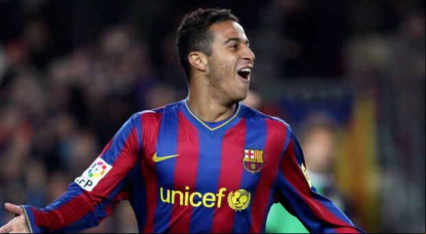 Thiago jugó en el Barcelona antes de fichar por el Bayern.